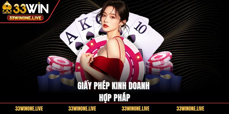 33win 52 Giấy phép kinh doanh hợp pháp